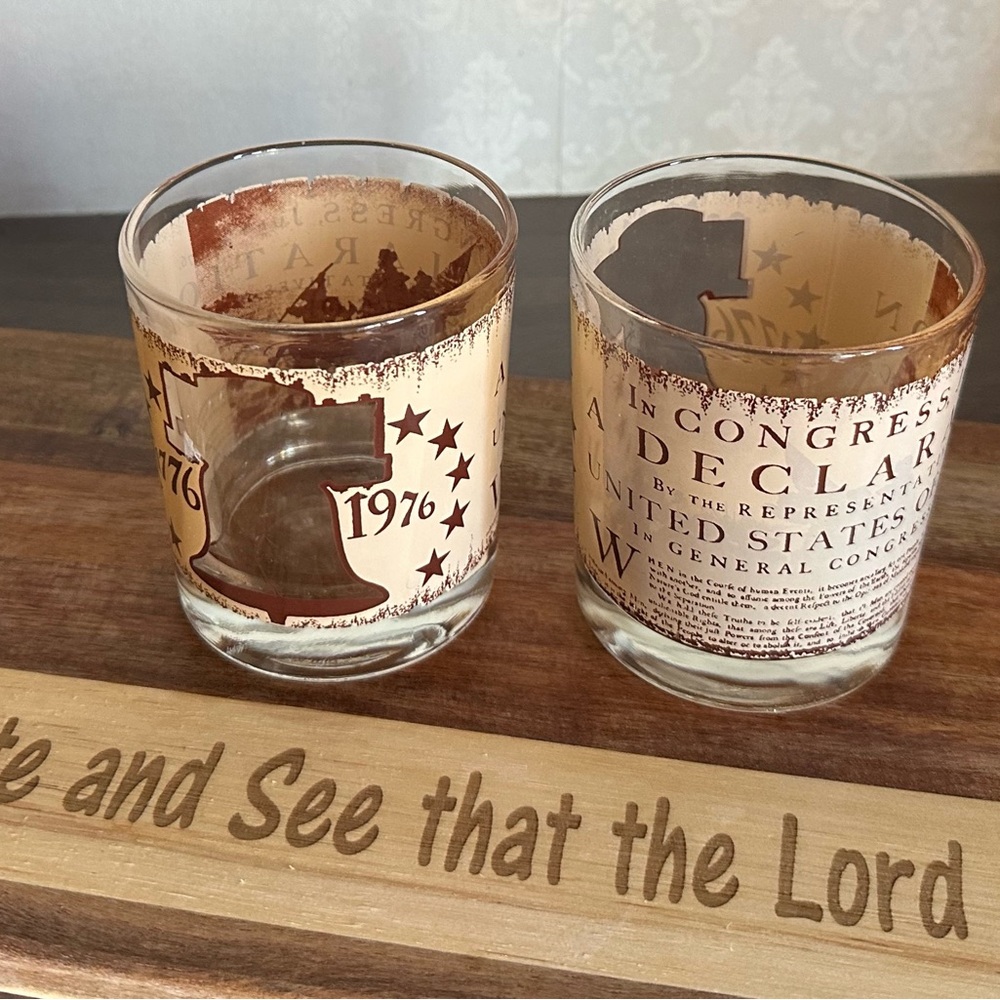 Vintage Declaration Glass Set‎ - Picture 4 of 6